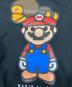 中古・古着 A BATHING APE (ア ベイシング エイプ) Nintendo (ニンテンドー) SUPER MARIO プリントスウェット ブラック サイズ:L：10000円
