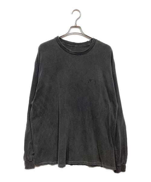 ANCELLM（アンセルム）ANCELLM (アンセルム) ダメージ加工ロングTシャツ グレー サイズ:OSの古着・服飾アイテム