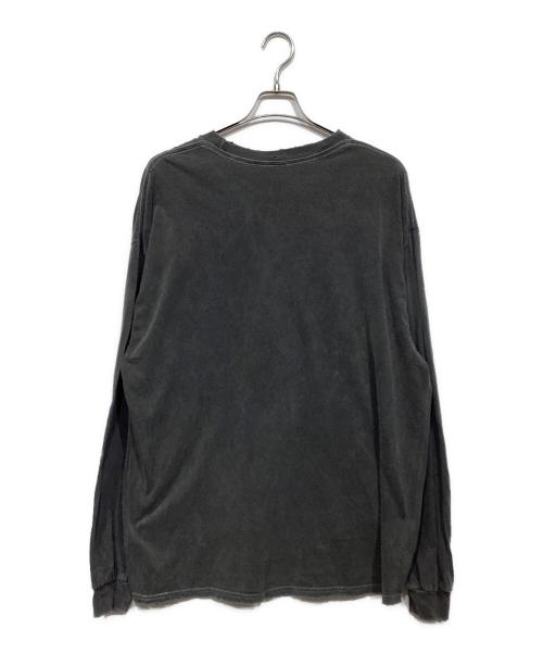 ANCELLM（アンセルム）ANCELLM (アンセルム) ダメージ加工ロングTシャツ グレー サイズ:OSの古着・服飾アイテム