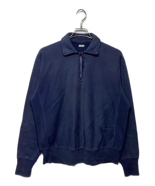 A.PRESSE（アプレッセ）A.PRESSE (アプレッセ) Vintage Half Zip Sweatshirt 23AAP-05-03K ネイビー サイズ:2の古着・服飾アイテム