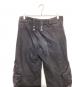 中古・古着 DANKE SCHON (ダンケ シェーン) 11ozD ZIP POCKET FLARE CARGO PANTS ブラック サイズ:M：10000円