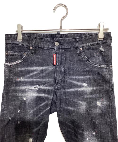 DSQUARED2（ディースクエアード）DSQUARED2 (ディースクエアード) SEXY TWIST JEAN ブラック サイズ:46の古着・服飾アイテム