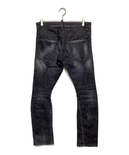DSQUARED2（ディースクエアード）DSQUARED2 (ディースクエアード) SEXY TWIST JEAN ブラック サイズ:46の古着・服飾アイテム