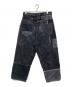 COMME des GARCONS HOMME (コムデギャルソン オム) パッチワークデニムパンツ ブラック サイズ:M：18000円