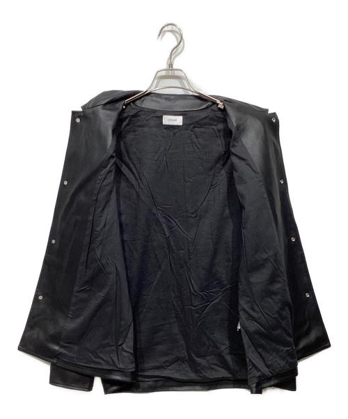 COLUMN（コラム）COLUMN (コラム) フェイクレザーシャツ 42-230-10-090003 ブラック サイズ:Mの古着・服飾アイテム