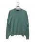 CABAN（キャバン）の古着「コットンカシミヤ クルーネックプルオーバー　59023402001」｜グリーン