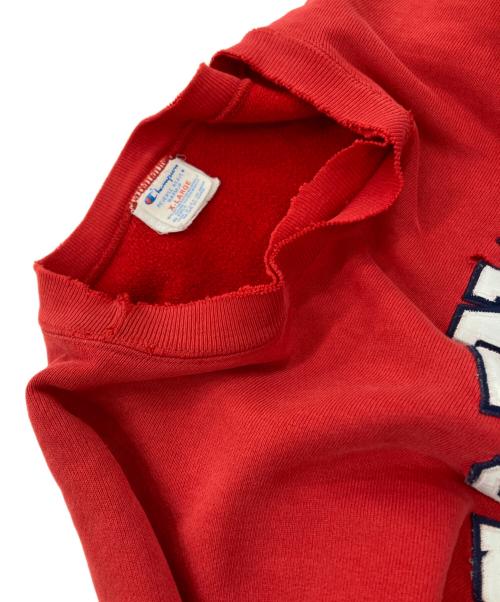 Champion REVERSE WEAVE（チャンピオン リバース ウィーブ）Champion REVERSE WEAVE (チャンピオン リバース ウィーブ) 80ｓ　クルーネックスウェット レッド サイズ:XLの古着・服飾アイテム