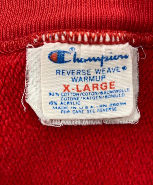 Champion REVERSE WEAVE（チャンピオン リバース ウィーブ）Champion REVERSE WEAVE (チャンピオン リバース ウィーブ) 80ｓ　クルーネックスウェット レッド サイズ:XLの古着・服飾アイテム