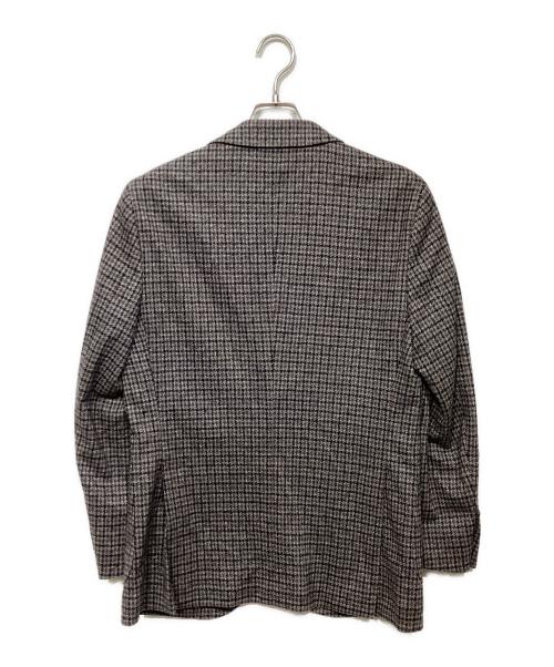 BROOKS BROTHERS（ブルックスブラザーズ）BROOKS BROTHERS (ブルックスブラザーズ) ハウンドトゥース テーラードジャケット グレー×ブラウン サイズ:48の古着・服飾アイテム