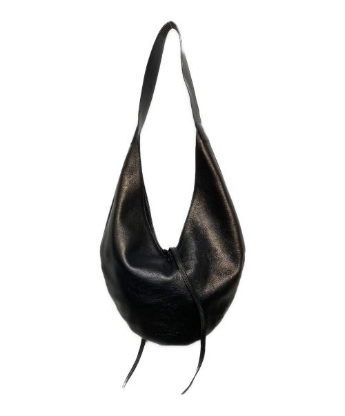 paloma-wool（パロマウール）paloma-wool (パロマウール) 'Lupe' Black Leather Moon Tote ブラックの古着・服飾アイテム