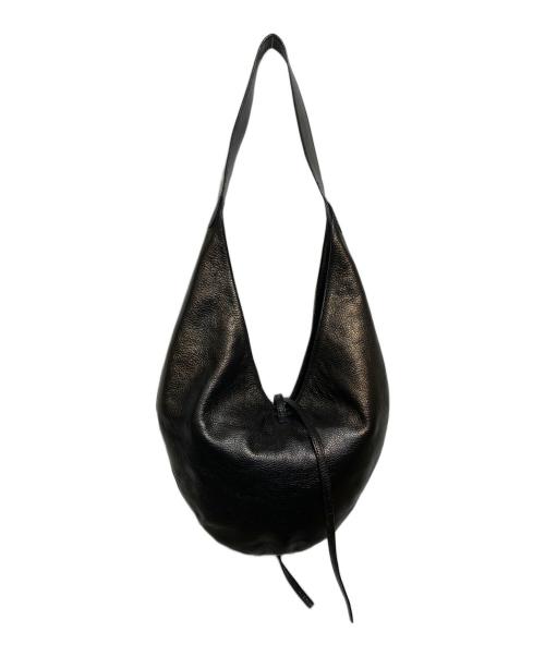paloma-wool（パロマウール）paloma-wool (パロマウール) 'Lupe' Black Leather Moon Tote ブラックの古着・服飾アイテム