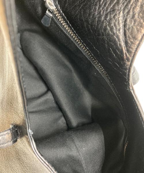 paloma-wool（パロマウール）paloma-wool (パロマウール) 'Lupe' Black Leather Moon Tote ブラックの古着・服飾アイテム