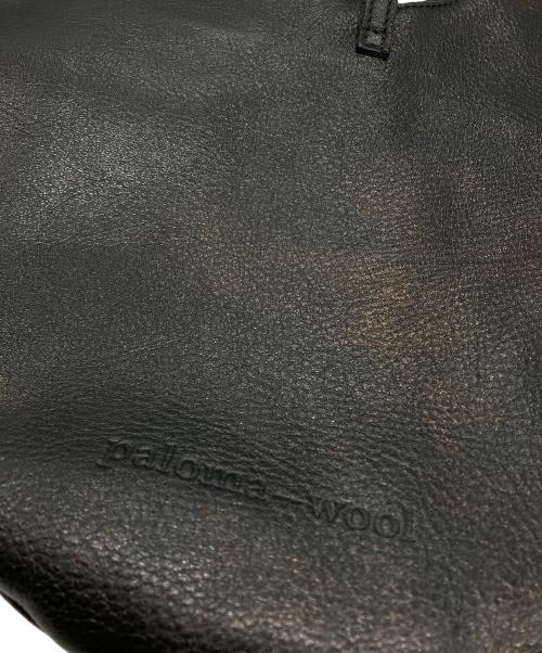 paloma-wool（パロマウール）paloma-wool (パロマウール) 'Lupe' Black Leather Moon Tote ブラックの古着・服飾アイテム