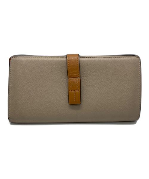 LOEWE（ロエベ）LOEWE (ロエベ) バーティカル ウォレット ラージ ベージュの古着・服飾アイテム