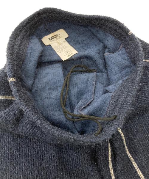 MM6 Maison Margiela（エムエムシックスメゾンマルジェラ）MM6 Maison Margiela (エムエムシックスメゾンマルジェラ) シャギーニットパンツ ネイビー サイズ:Mの古着・服飾アイテム