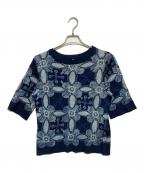 45Rフォーティファイブ・アール）の古着「マニットアート更紗Tシャツ」｜インディゴ