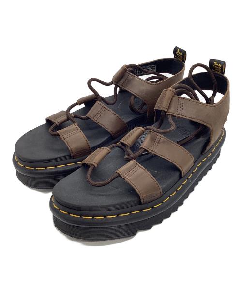 Dr.Martens（ドクターマーチン）Dr.Martens (ドクターマーチン) NARTILLA レザ-サンダル ブラウン サイズ:UK5の古着・服飾アイテム