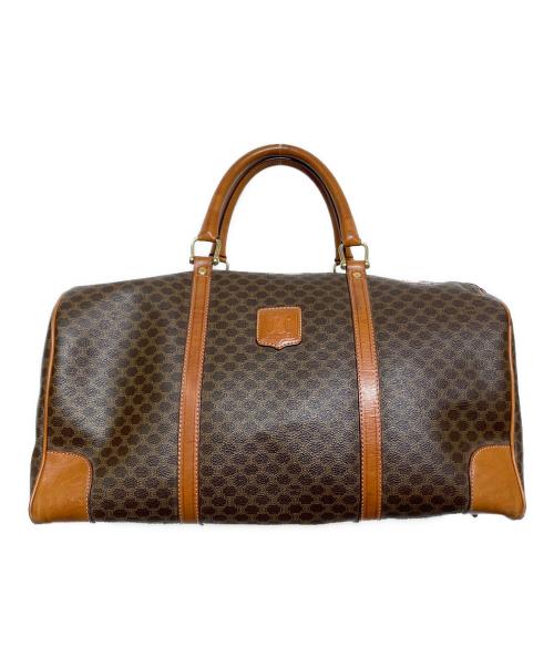 CELINE（セリーヌ）CELINE (セリーヌ) マカダム ボストンバッグ ブラウンの古着・服飾アイテム