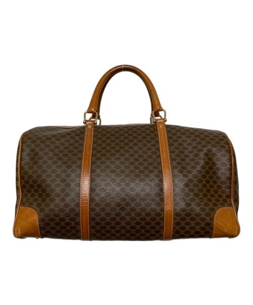 CELINE（セリーヌ）CELINE (セリーヌ) マカダム ボストンバッグ ブラウンの古着・服飾アイテム