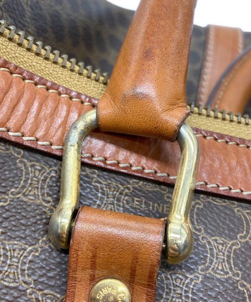 CELINE（セリーヌ）CELINE (セリーヌ) マカダム ボストンバッグ ブラウンの古着・服飾アイテム