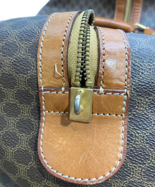 CELINE（セリーヌ）CELINE (セリーヌ) マカダム ボストンバッグ ブラウンの古着・服飾アイテム