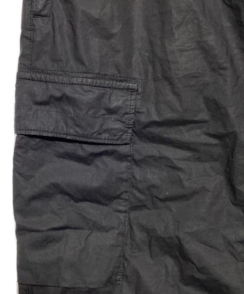 STONE ISLAND（ストーンアイランド）STONE ISLAND (ストーンアイランド) ガーメントダイストレッチコットンカーゴパンツ　801531303 ブラック サイズ:34の古着・服飾アイテム