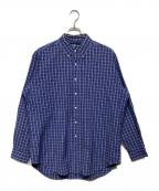 RALPH LAURENラルフローレン）の古着「BLAKE　チェックBDシャツ」｜ブルー
