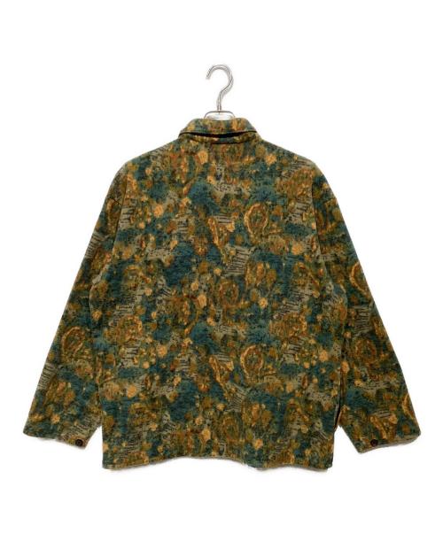 SUPREME（シュプリーム）SUPREME (シュプリーム) Paisley Fleece Shirt グリーン×ブラウン サイズ:Mの古着・服飾アイテム