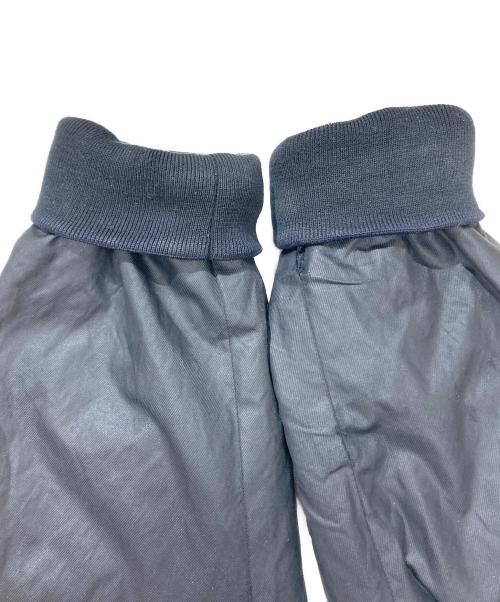 EMPORIO ARMANI（エンポリオアルマーニ）EMPORIO ARMANI (エンポリオアルマーニ) レザー切替ボンバージャケット ブラック サイズ:XLの古着・服飾アイテム