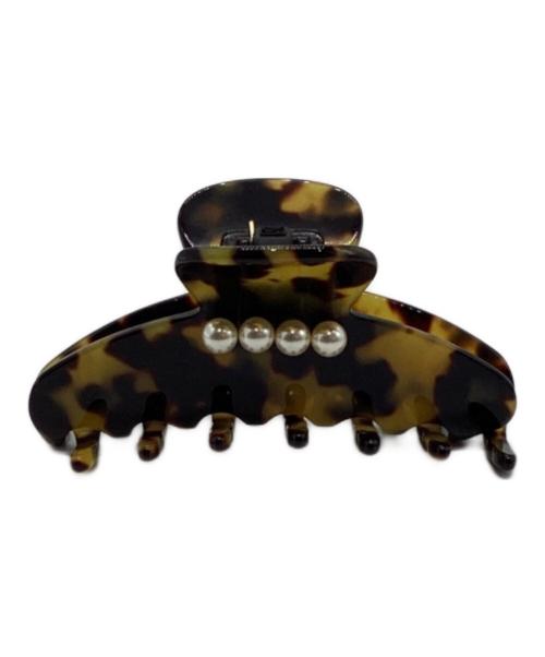 ALEXANDRE de Paris（アレクサンドルドゥパリ）ALEXANDRE de Paris (アレクサンドルドゥパリ) ヘアクリップ Mサイズ レオパードの古着・服飾アイテム