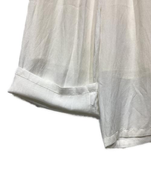 VERMEIL par iena（ヴェルメイユ パー イエナ）VERMEIL par iena (ヴェルメイユ パー イエナ) トリアセリネン リラックスパンツ　23-030-938-2030-1-0 ホワイト サイズ:38の古着・服飾アイテム