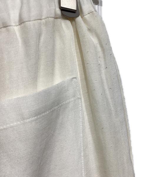 VERMEIL par iena（ヴェルメイユ パー イエナ）VERMEIL par iena (ヴェルメイユ パー イエナ) トリアセリネン リラックスパンツ　23-030-938-2030-1-0 ホワイト サイズ:38の古着・服飾アイテム