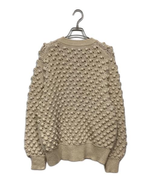 Curensology（カレンソロジー）Curensology (カレンソロジー) ポコポコアミニットカーディガン　CL506072ER-00 アイボリー サイズ:Fの古着・服飾アイテム