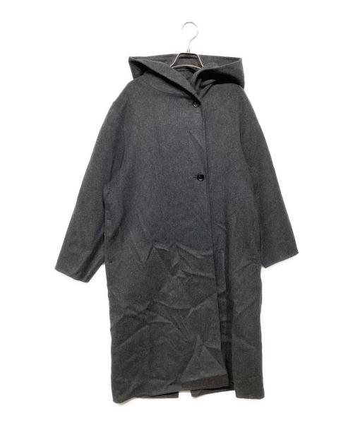 AP STUDIO（エーピーストゥディオ）AP STUDIO (エーピーストゥディオ) フーデットリバーコート グレー サイズ:36の古着・服飾アイテム