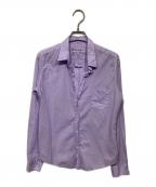 Frank&Eileenフランクアンドアイリーン）の古着「BARRY　コットンシャツ」｜パープル