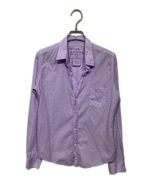 Frank&Eileen（フランクアンドアイリーン）Frank&Eileen (フランクアンドアイリーン) BARRY　コットンシャツ パープル サイズ:XSの古着・服飾アイテム