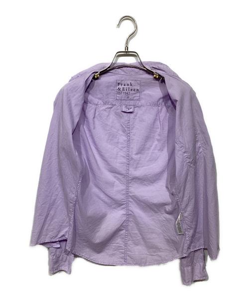 Frank&Eileen（フランクアンドアイリーン）Frank&Eileen (フランクアンドアイリーン) BARRY　コットンシャツ パープル サイズ:XSの古着・服飾アイテム
