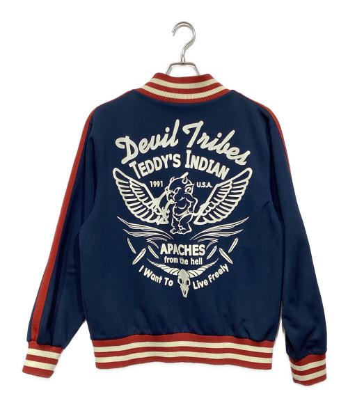 TED COMPANY（テッドカンパニー）TED COMPANY (テッドカンパニー) トラックジャケット ネイビー×オレンジ サイズ:Lの古着・服飾アイテム