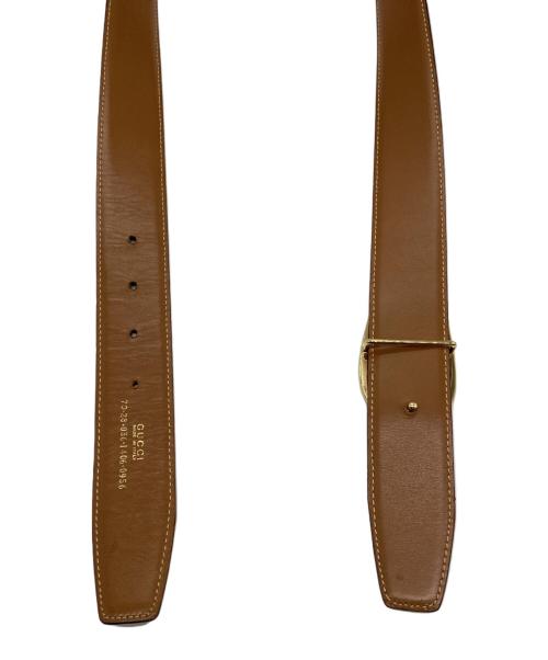 GUCCI（グッチ）GUCCI (グッチ) Gロゴ バックルベルト　70-28-036-1406-0956 ブラックの古着・服飾アイテム