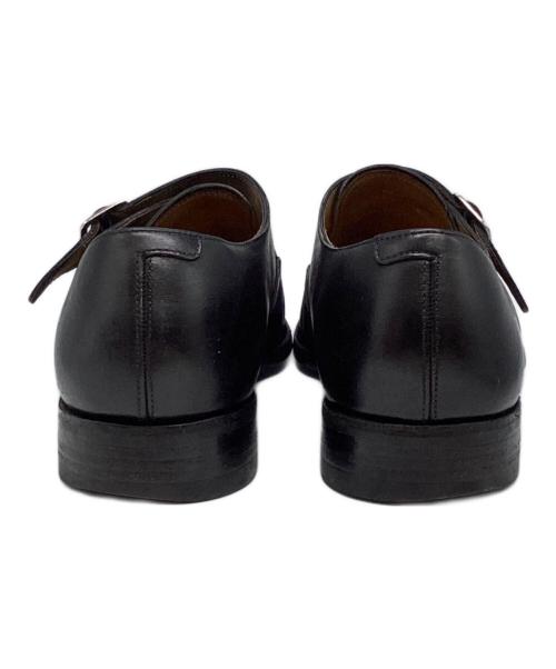UNION IMPERIAL（ユニオンインペリアル）UNION IMPERIAL (ユニオンインペリアル) UNIVERSAL LANGUAGE (ユニバーサルランゲージ) シングルモンクストラップシューズ ブラック サイズ:9の古着・服飾アイテム
