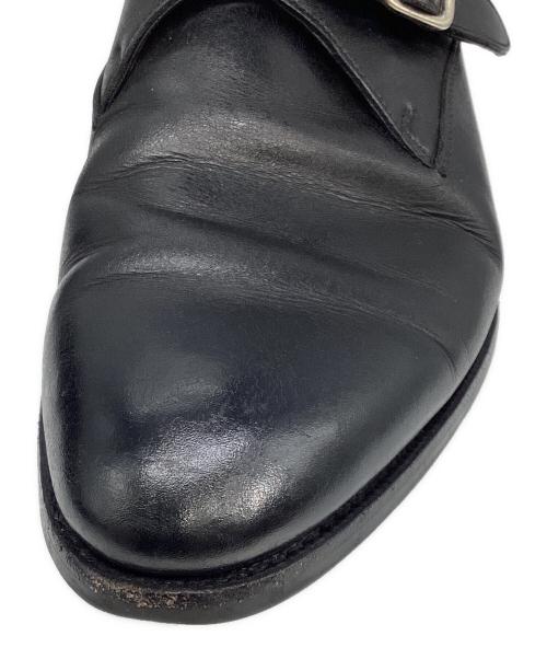 UNION IMPERIAL（ユニオンインペリアル）UNION IMPERIAL (ユニオンインペリアル) UNIVERSAL LANGUAGE (ユニバーサルランゲージ) シングルモンクストラップシューズ ブラック サイズ:9の古着・服飾アイテム