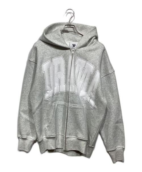 DRAMA CALL（ドラマコール）DRAMA CALL (ドラマコール) Zip Up Hoodie W211214616 グレー サイズ:Mの古着・服飾アイテム