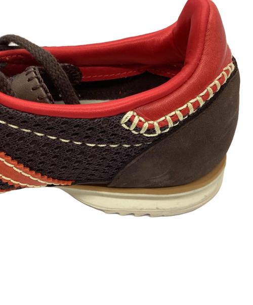 adidas（アディダス）adidas (アディダス) WALES BONNER (ウェールズボナー) WB SL72 KNIT ローカットスニーカー　IE1164 ブラウン×レッド サイズ:26.5cmの古着・服飾アイテム