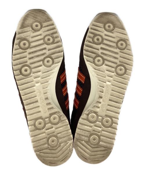 adidas（アディダス）adidas (アディダス) WALES BONNER (ウェールズボナー) WB SL72 KNIT ローカットスニーカー　IE1164 ブラウン×レッド サイズ:26.5cmの古着・服飾アイテム