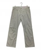 LOUIS VUITTONルイ ヴィトン）の古着「ストライプパンツ」｜グレー