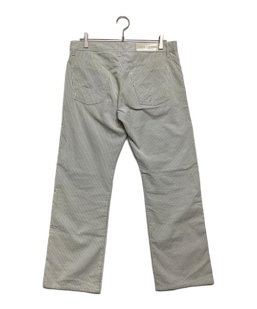 LOUIS VUITTON（ルイ ヴィトン）LOUIS VUITTON (ルイ ヴィトン) ストライプパンツ グレー サイズ:44の古着・服飾アイテム
