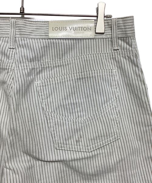 LOUIS VUITTON（ルイ ヴィトン）LOUIS VUITTON (ルイ ヴィトン) ストライプパンツ グレー サイズ:44の古着・服飾アイテム