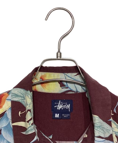 OLD STUSSY（オールドステューシー）OLD STUSSY (オールドステューシー) 90ｓ　RAYON ALOHA ハイビスカス ブラウン サイズ:Mの古着・服飾アイテム