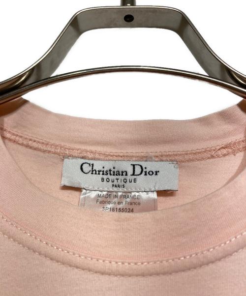 Christian Dior（クリスチャン ディオール）Christian Dior (クリスチャン ディオール) ロゴTシャツ ピンク サイズ:38の古着・服飾アイテム