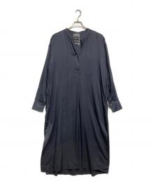 CHAOS（カオス）の古着「ブローツイルシャツワンピース」｜ブラック